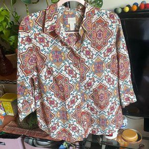 Chico's Ladies Shirt, Paisley